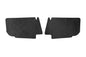 Pair Of Black Aluminum Exhaust Cavity Rear Wheel Self-adhesive Heat Wrap