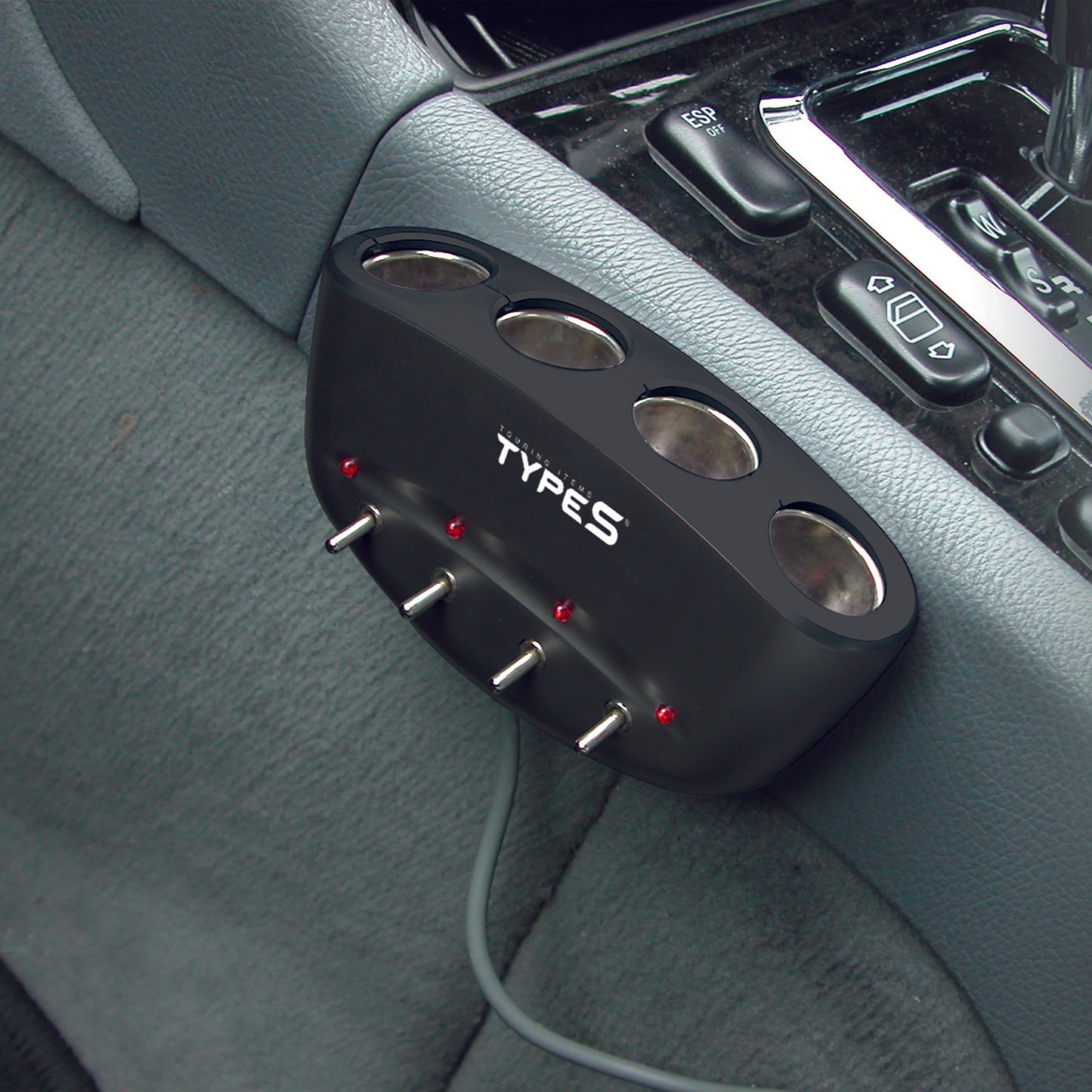 TYPE S 4-socket 12V Power Center For Most 12V Electronics Analog Switches