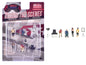 "Behind The Scenes" 7 piece (4 People 3 Accessories) Diecast Figures Set 1/64 Scale Models by American Diorama  free shipping USA