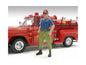"Firefighters" Off Duty Figure for 1/18 Scale Models by American Diorama  free shipping USA