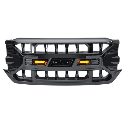 American Modified Armor Grille With Amber Lights And Emblem Base - AMCHCA00122