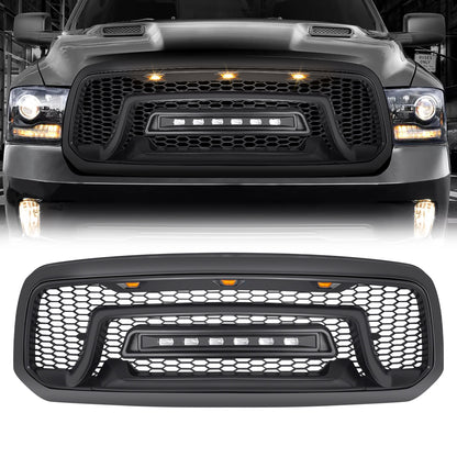 American Modified Armor Grille With LED Off-Road Lights - AMDEBA00101