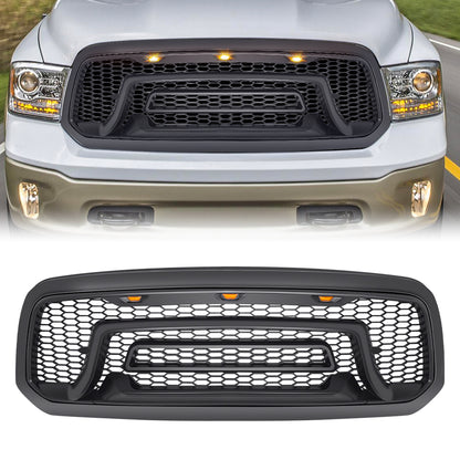 American Modified Rebel Style Front Grille With Amber LED Lights - AMDEBA00103