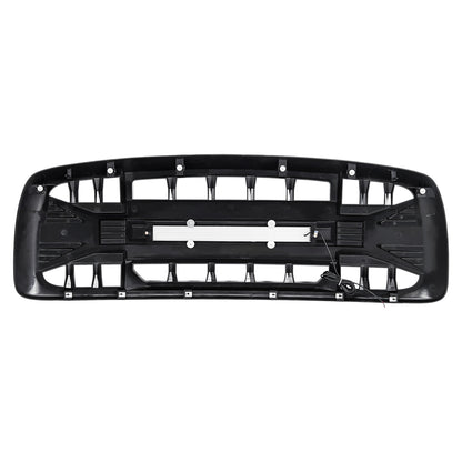 American Modified Armor Grille With Off-Road Lights - Glossy Black - AMDEBA00145