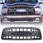 American Modified Armor Grille With LED Off-Road Lights - Matte Black - AMDEBA00146
