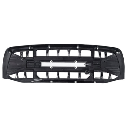 American Modified Armor Grille With LED Off-Road Lights - Matte Black - AMDEBA00148