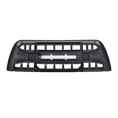 American Modified Armor Grille With Off-Road Lights - Glossy Black - AMDEBA00149