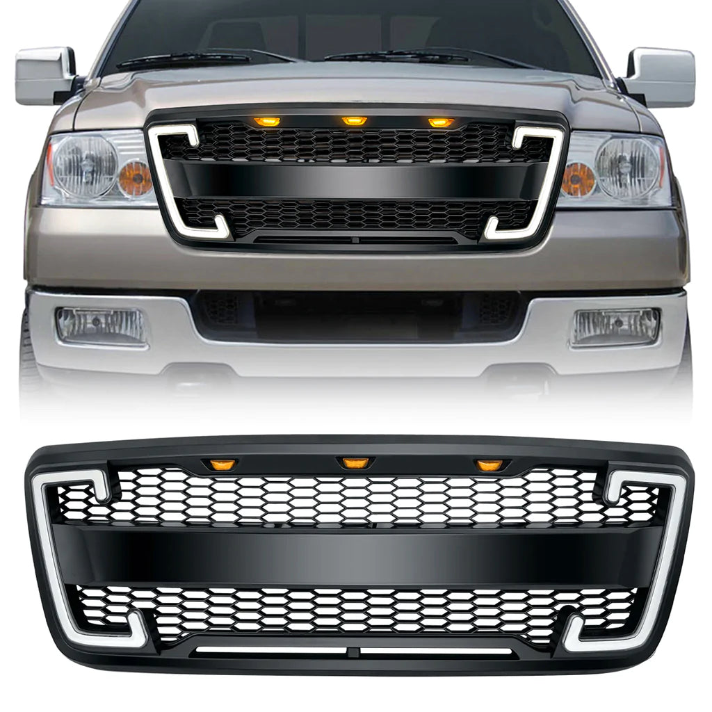 American Modified Raptor Style Grille With DRL And Sequenal Turn Signal - AMFMAA00123