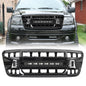 American Modified Armor Grille With Off-Road Lights - Glossy Black - AMFMAA00128