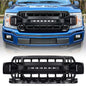 American Modified Armor Grille With Off-Road Lights - Glossy Black - AMFMAA00140