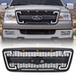 American Modified Mesh Grille With Amber Lights DRL Signal Lights And Emblem Base - AMFMAA00142