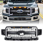 American Modified Mesh Grille With Amber Lights DRL Signal Lights And Emblem Base - AMFMAA00157