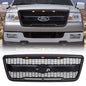 American Modified Raptor Style Grill W/ Amber Lightsl & Emblem Holder Matte Black - AMFMAA00158