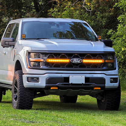 American Modified Smoked LED Amber Lights W/ Sequential Turn Signal - AMFMAA00189
