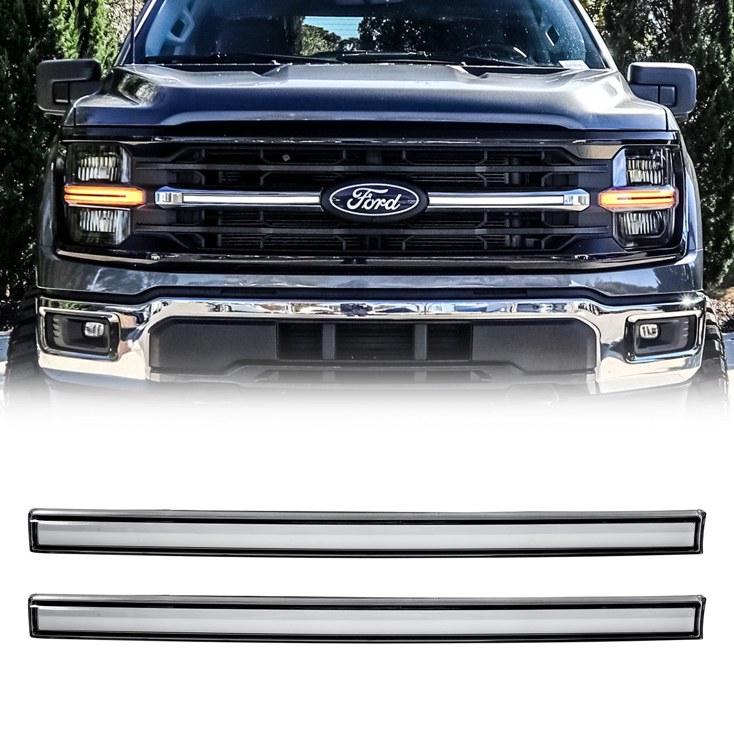 American Modified LED Grille Lights W/ Sequential Turn Signal - AMFMAA00190