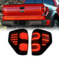 American Modified LED Tail Lights - Chrome Housing - Smoked Lens - AMFMAC00203