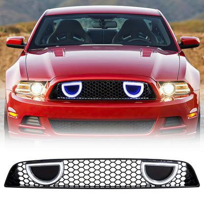 American Modified Boss 302 Style Grille With DRL - Glossy Black - AMFMCA00616