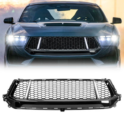 American Modified GT Style Upper Grille - Glossy Black - AMFMCA00618