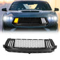 American Modified Upper Grille W/ Tri-LED DRL & Turn Signal Glossy Black - AMFMCA00620