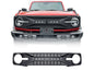 American Modified Tomahawk Grille With Off-Road Lights - Matte Black - AMFMEA00105