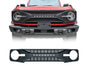 American Modified Tomahawk Grille With Off-Road Lights - Matte Black - AMFMEA00106
