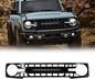 American Modified ARMOR GRILLE W/ Off-road Lights Glossy Black - AMFMEA00113
