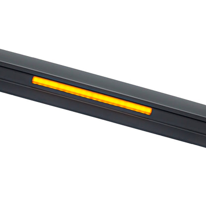 American Modified Front Hood Protector Stone Guard W/ Amber LED Lights - AMFMEA00202