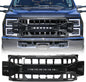 American Modified Armor Grille W/ Off-Road Lights Glossy Black - AMFMFA00122