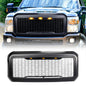 American Modified Raptor Style Mesh Grille With Amber Lights - AMFMFA00124