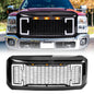 American Modified Raptor Style Mesh Grille With Amber Lights DRL And Turn Signal Lights - AMFMFA00129