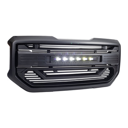 American Modified Armor Grille With Off-Road Lights And Outer Frame Surround - AMGMAA00101