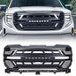 American Modified Armor Grille W/ Off-Road Lights DRL & Camera Bracket - Matte Black - AMGMAA00126