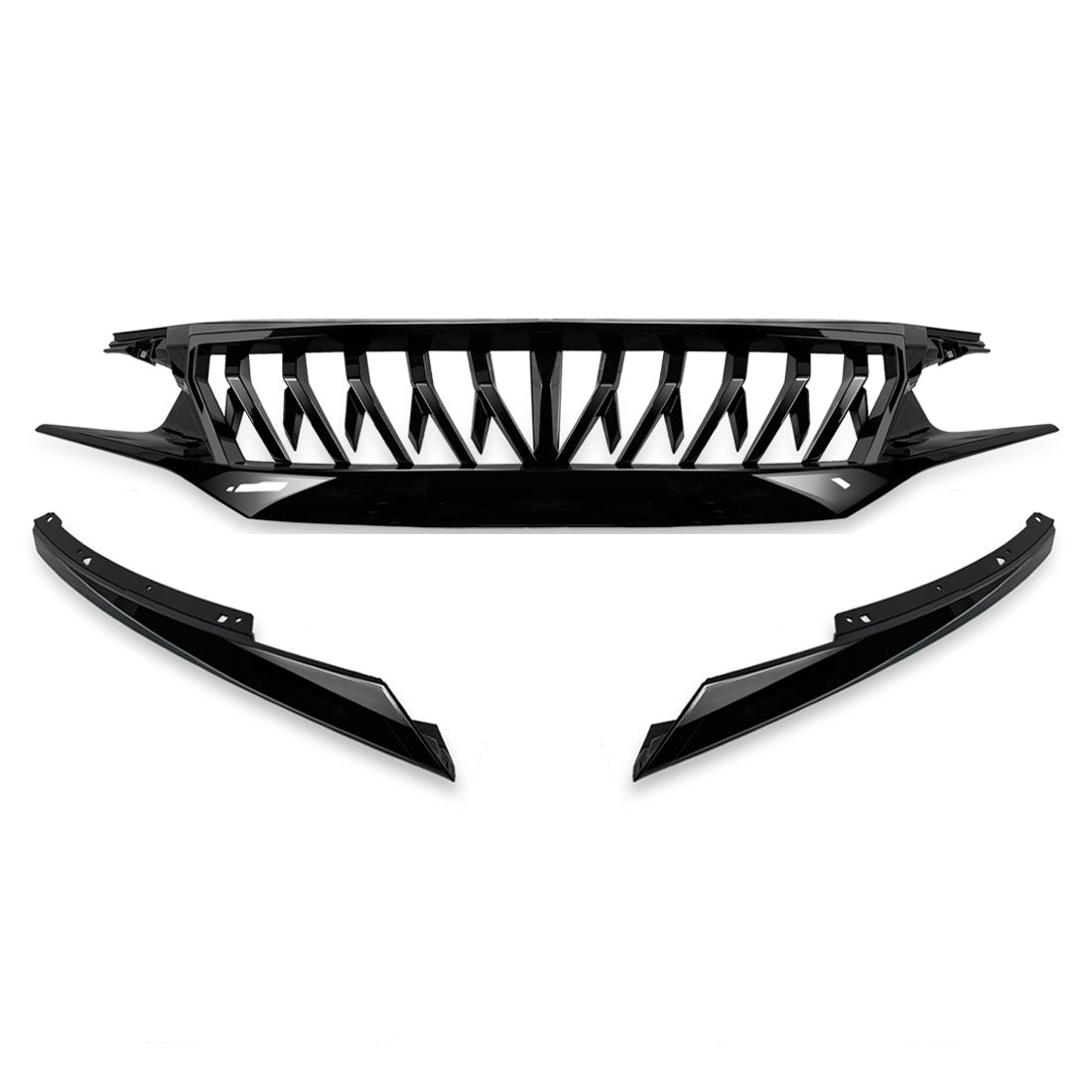 American Modified Shark Grille Glossy Black - AMHMAA00106