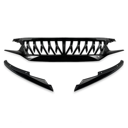 American Modified Shark Grille Glossy Black - AMHMAA00106