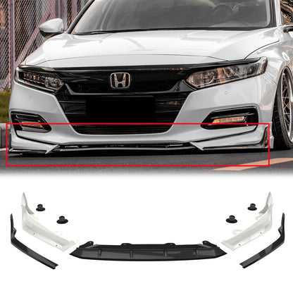 American Modified Aerodynamic Front Lip Spoiler White - AMHMBA00201