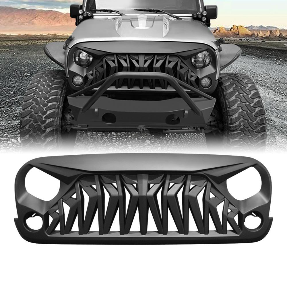 American Modified Shark Grille - Matte Black - AMJPAA00106
