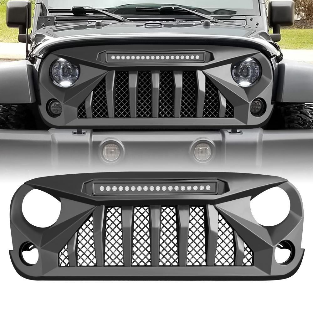 American Modified Gladiator Grille With LED Off-Road Lights - AMJPAA00115