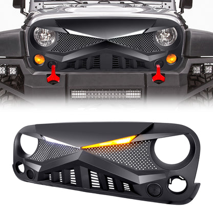 American Modified Hawke Grille With LED Eyebrow - AMJPAA00126