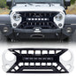 American Modified Armor Grille With Off-Road Lights - Black And White - AMJPAA00136