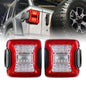 American Modified JK To JL Conversion LED Tail Lights - Clear Lens - AMJPAC03311
