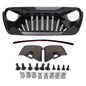 American Modified Goliath Grille W/ LED Amber Lights Glossy Black - AMJPCA00121