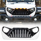 American Modified Goliath Grille With LED Amber Lights - Black And White - AMJPCA00123