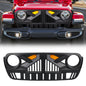 American Modified Empire Grille With LED Amber Lights - Matte Black - AMJPCA00130