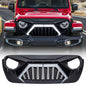 American Modified Goliath Grille W/ LED DRL And Turn Signals - Matte Black - AMJPCA00135
