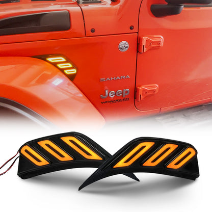 American Modified Front Fender Side Marker Lights With Turn Signal - AMJPCC00801