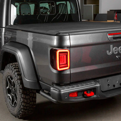 American Modified Smoked Lens Tunnel Taillights - AMJPEC00202