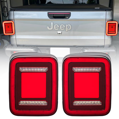 American Modified Red Lens Tunnel Taillights - AMJPEC00203