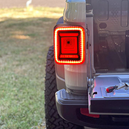 American Modified Red Lens Tunnel Taillights - AMJPEC00203