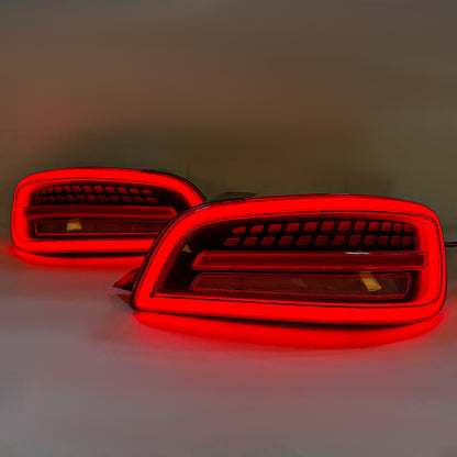 American Modified LED Tail Lights W/ Sequential Turn Signal Lights - AMPOAC00201