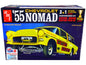 Skill 2 Model Kit 1955 Chevrolet Nomad 3-in-1 Kit "Trophy Series" 1/25 Scale Model by AMT  free shipping USA